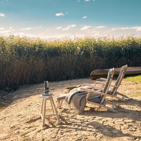 Watermark Usedom - Premium Direkt Am Wasser Mit Eigener Badestelle -haus Welle Feriehus Rankwitz