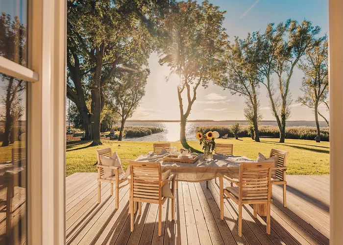 Prázdninový dům Watermark Usedom - Premium Direkt Am Wasser Mit Eigener Badestelle - Haus Welle Rankwitz