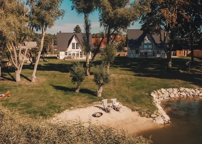 Watermark Usedom - Premium Direkt Am Wasser Mit Eigener Badestelle - Haus Welle Prázdninový dům *